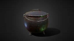 Cauldron pot, rust, cast, kettle, old, iron, cooking, witchcraft, potion, cast-iron, wicca, witch