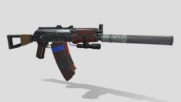 AKS 74U MOD.1 aks74u, ak, weapon, military, gun