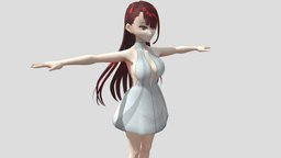 【Anime Character】Bloodthirsty (Sweater/Unity 3D) japan, vampire, sweater, animegirl, animemodel, anime3d, japanese-style, anime-character, vroid, unity, anime, japanese