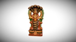Salvia Patanjali Figure for 3D printing avatar, india, serpiente, indio, hindu, vishnu, hinduismo, patanjali