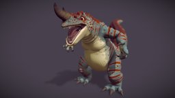 Rhino Kaiju kaiju, godzilla, charactermodel, kaiju-monster-creature-character, monster, characterdesign, dinosaur, dino