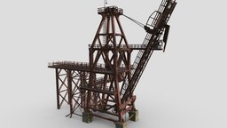 Old Crane soviet, old, ussr, crane, pyramiden
