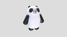 Panda 3D model|cute panda doll model 2022 new cute, pet, panda, doll, lovely, 3d