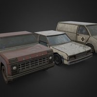 HL2 Beta "Brush" Cars, Remade truck, vehicles, van, beta, grunge, hl2, half-life, leak, unreleased, city17, car