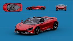 3d model Supercar "McLaren 765LT" control, front, luxury, speed, top, sports, exotic, reduction, automotive, supercar, mclaren, ii, v8, carbon, engine, chassis, fiber, aerodynamics, horsepower, splitter, weight, adaptive, rear, lightweight, torque, diffuser, high-performance, downforce, car, engineering, wing, acceleration, 765lt, twin-turbocharged, track-focused, proactive, dampers