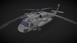 UH-60 Grey Complex Animation us, army, copter, chopper, pilot, strike, craft, pilots, american, hawk, aircraft, 60, uh, sikorsky, uh-60, helo, uh60, trasport, whirlybird, air, usa, helicopter, dark, war, black, navy