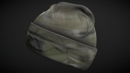 Warm Beanie in camouflage hat, camouflage, warm, beanie, military