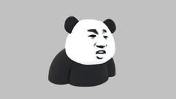 Panda head meme meme, panda, china, chinese, internet
