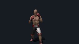 Boxer_Portfolio5 fighter, realtime, boxer, boxing, 3drender, sketchfab, sport