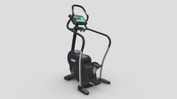 Technogym Excite Step bike, room, cross, set, stepper, cycle, fitness, gym, equipment, vr, ar, exercise, treadmill, training, professional, machine, commercial, fit, step, 3d, sport
