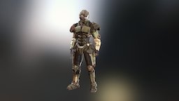 Battle Mech Series armor, mech, pose, cc-character, character, game, scifi, animation, animated, male, rigged, accurig