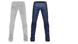 Cartoon High Poly Subdivision Blue Denim Jeans volume, toon, dressing, avatar, cloth, fashion, legs, clothes, pants, baked, subdivision, jeans, fabric, belt, mens, stitch, rivet, colorful, gradient, diffuse-only, models3d, denim, stitches, riveting, baked-textures, pleats, dressing-room, dressingroom, lighting, cartoon, texture, model, man, blue, textured, clothing, highpoly, light, facture, "color-palettes"
