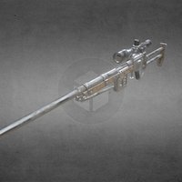Rusty Sniper Rifle rifle, scope, sniper-rifle, fallout-4, weapon, gun, fallout