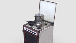 Old Soviet Russia Cooker soviet, russian, cooker, furniture, old