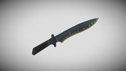 Classic Knife cs, csgo, 16, counterstrike, counter-strike-global-offensive, counter-strike, low-poly-model, lowpolymodel, cs16, low-poly-blender, csgoitems, knife-game, knife-props, counter-strike-source, weapon, knife, low-poly, lowpoly