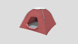Modern Tent tent, camping, substancepainter, maya
