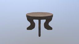 African Stool stool, african, africanstool