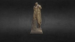 Reproducción Estatua Trajano Itálica estatua, italica, sevilla, trajano, santiponce