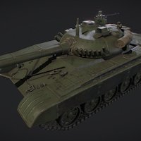 M-84 LowPoly Tank vehice, realistic, tank, wargame, m-84, substancepainter2, substancepainter, blender, pbr, lowpoly, blender3d, war