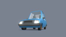 Old Stylized Car rusted, old, cartoon, car, stylized, rusted-car