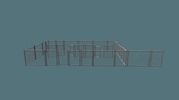 Chainlink Fence fence, gate, assets, chain, setdesign, chainlink, setdress, chainlinkfence, blender, chair