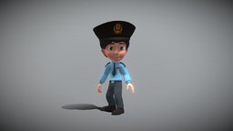 Police police, toon, boy, guard, cop, professional, swat, policeman, character, cartoon, man, profession, secturity