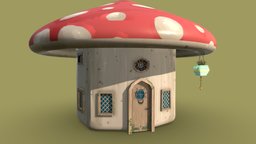 Mushroom house mushroom, fairy, fantasy, cottagecore