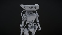 Sci-Fi AI Android Robot Model V Ray One fish, ray, drone, soldier, bot, women, terminator, cyber, cyberpunk, worker, sting, cyborg, ai, femalecharacter, feminine, humonoid, character, cartoon, game, cool, lowpoly, starwars, sci-fi, gameasset, stylized, robot, gameready