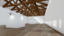 VR Wooden Gallery for Product Showcase 2021 scene, room, minimal, frame, wooden, white, case, walking, painting, tour, arch, ready, rift, hallway, vr, best, exhibition, showcase, hall, gallery, museum, show, minimalist, moody, canvas, vive, vizualization, artgallery, art-gallery, nft, maya, lighting, low-poly, art, lowpoly, design, 3dmodel, sculpture, download, "light"