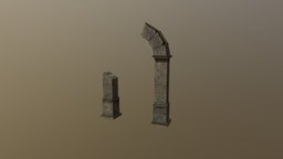 Ancient Ruins Optimized ancient, ruins, prop, medieval, asset, lowpoly, low, poly, stone