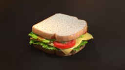 Club Sandwich drink, burger, food, people, dinner, breakfast, sandwich, bread, fastfood, bun, kitchen, lunch, tomato, lettuce, items, slices, veg, noai