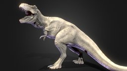 T-rex Jurassic park REXY (Fan art) 2 t-rex, world, lizard, big, predator, park, fallen, giant, queen, kingdom, king, artist, jaws, jurassic, tyrannosaurus, 2015, 1993, 2018, messozoic, 3d, art, zbrush, animal, prehistoric, dinosaur