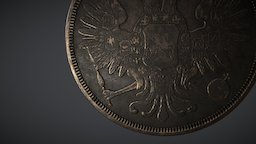 Russian copper coin 3 kop 1853 coin, coins, copper, rarity, russian-coin