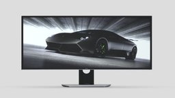 Dell UltraSharp 38 Curved Monitor U3818DW office, room, led, computer, device, mouse, gaming, curved, pc, generic, monitor, electronics, desktop, display, equipment, gamer, workspace, mice, game, 3d, home, gear, screen