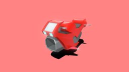 Low Poly Hover Bike bike, hover, lowpoly, futuristic, home
