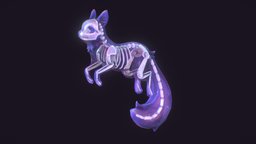 Ghost Kitty skeleton, cat, cute, kitty, pet, creepy, skull, ghost, halloween, spooky