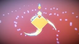 Sparkly Roundabout baking, particle, example, tutorial, 3dsmax, 3dsmaxpublisher, low, poly, stylized