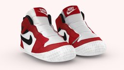 Baby sneaker Nike Air Jordan 1 sneaker children school, baby, kid, children, child, shoes, boots, grade, nike, footwear, sneaker, adidas, toddler, per, jordan, shoescan, 3dprint, cartoon, air