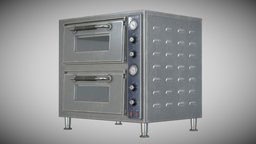 Industrial Pizza Oven restaurant, oven, kitchen, asset, pbr, noai