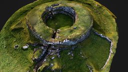 Cairn Liath Broch, nr Golspie, Sutherland tower, scotland, iron, age, broch, liath, sutherland, cairn, roundhouse, golspie, agisoft, photoscan
