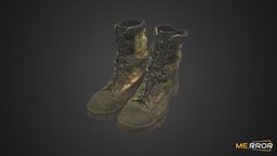 Korean Soldier Boots soldier, ar, boots, photogrametry, fbx, realistic, realism, 3dscaning, realitycapture, 3dscan, military, noai, korean-boots, soldier-boots, military-boots, korean-soldier