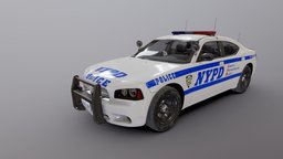 Dodge Charger NewYork police car police, drive, speed, cop, sheriff, vehicle, car