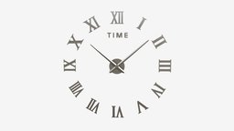 Modern Design Large Wall Clock 03 arrow, modern, hour, time, circle, clock, classic, timer, round, number, dial, pointer, minute, countdown, 3d, pbr, design, watch, gear, wall