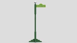 Street Sign 21 led, assets, control, set, element, traffic, urban, highway, road, signs, signage, sign, lane, dynamic, elements, freeway, variable, roadway, architecture, game, low, poly, design, structure, street, expressway