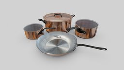 3DDecember 2021 pot, challenge, pan, kitchen, cooking, copper, kitchenware, blender, 3december2021