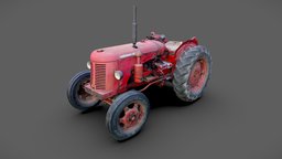 David Brown 25D tractor vehicles, tractor, farming, 25d, photogrammetry, vehicle, 3dscan, tractor-scan, david-brown