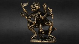 Thai Hanuman photogrammetry indian, god, figurine, statue, divinity, thai, deity, hanuman, photogrammetry, scan