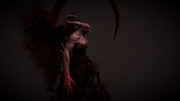 Demon sculpt, demon, zbrush, concept