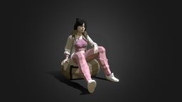 Korina (Ruby O. Fee) hacker, femalecharacter, zacksnyder, lowpoly, armyofthieves, armyverse