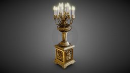 Titanic Lamp lamp, titanic, vintage, antique, antiquity, antique-furniture, lowpoly, gameready
